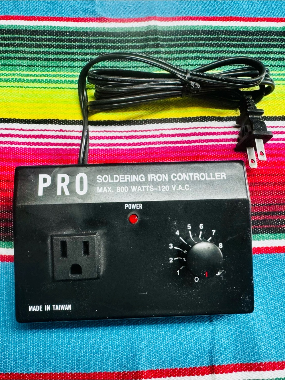 Black Soldering Iron Controller – Adjustable Power